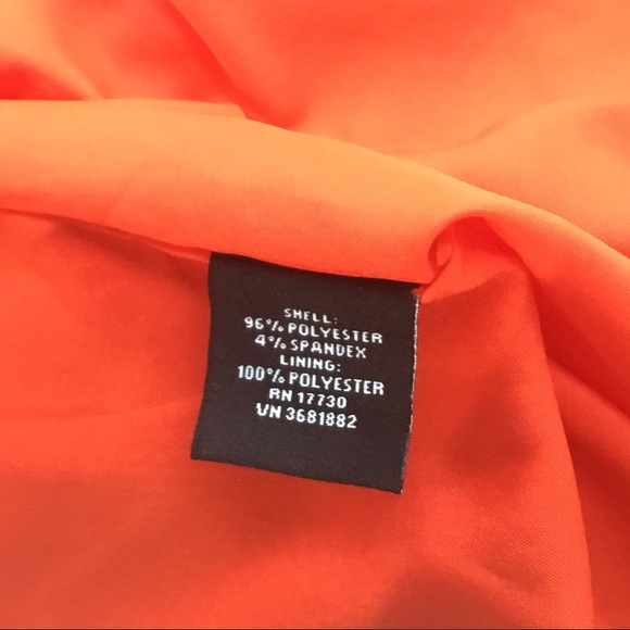 Victoria Beckham Retro Orange Tropical Floral Print Tie-Waist Romper - Picture 10 of 12